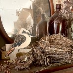 Bridget Farmer | Standing Bird Ornament | Laughing Kookaburra